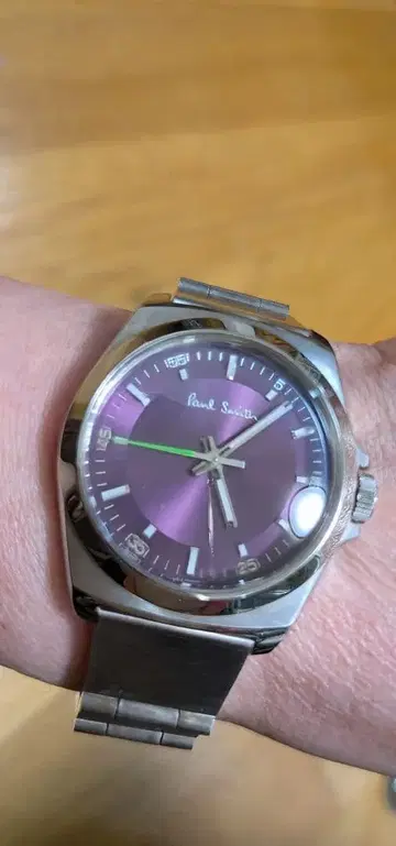 Paul Smith 퍼플 다이얼 시계