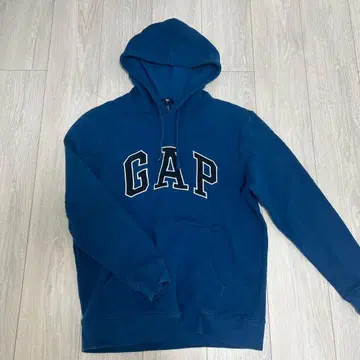 GAP 후드 맨투맨 블루 후드 부착 포켓 부착