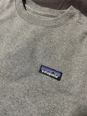 파타고니아 크루넥 맨투맨 L 그레이