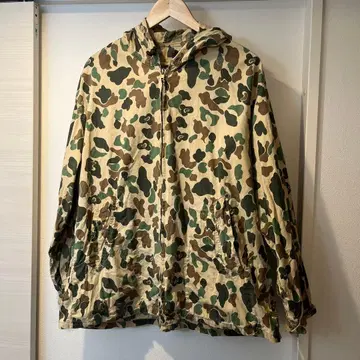 카모플라쥬 후드 부착 밀리터리 자켓