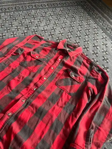 STJOHNSBAY 90s MADE USA 긴팔 플란넬 셔츠 L