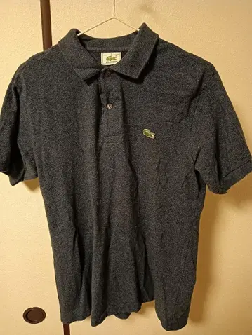 LACOSTE 다크 그레이 피케 셔츠 사이즈 3 ( M 상당 )