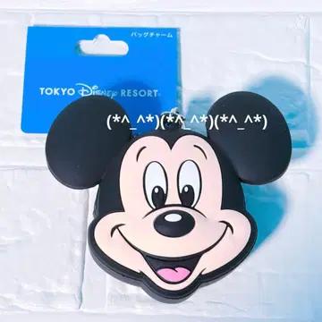 미키 디즈니 백참 실리콘 코인 케이스 잡화