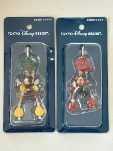 도쿄 디즈니 리조트 스트랩 미키 미니 2개 세트