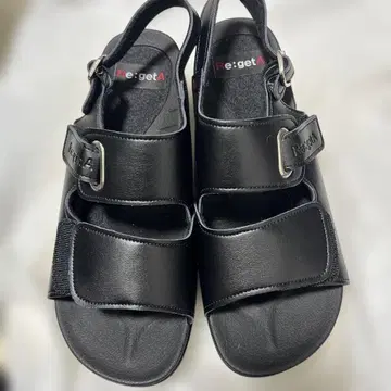 Re:getA 블랙 샌들 M 사이즈