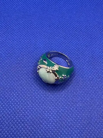 [ 새상품 ] 터콰이즈 블루 실버975 반지 11호