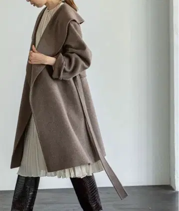 [NOBLE] 노블 W/N 리버 오버 컬러 미디 코트