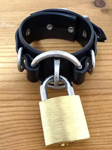 DD.MDD용 가죽 목걸이 색상: 블랙