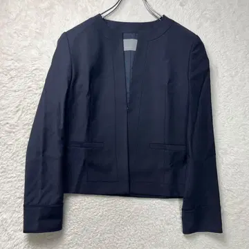 theory luxe 노카라 테일러드 자켓 네이비 40