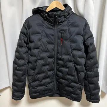 워크맨 블랙 다운 자켓 후드 부착