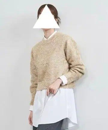 유나이티드 애로우즈 유나이티드 애로우즈 글리터 크루넥 니트