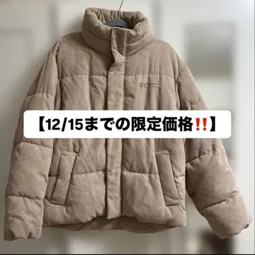 GUESS 코듀로이 다운 자켓