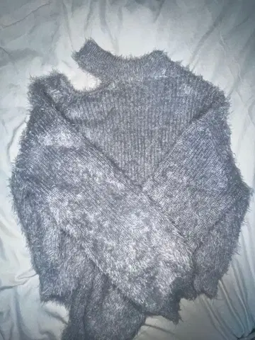 ANAP 그레이 퍼 조 긴팔 니트