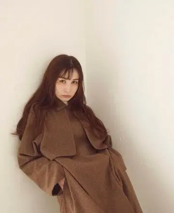 alumu 브라운 롱 코트