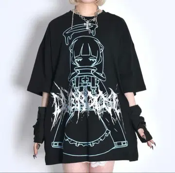 T셔츠 VOLCAN&APHRODITE  라메 메카GIRL