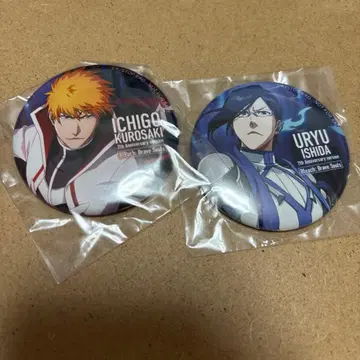 BLEACH 브레솔 페스티벌 쿠로사키 이치고 이시다 우류 2점 캔뱃지