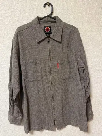 면 100% 그레이 집업 셔츠 NO. 9130-3057