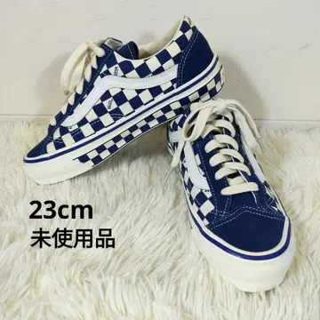 미사용품 VANS 올드스쿨 프리미엄 체커 TRUE BLUE