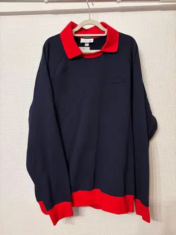 LACOSTE 네이비/레드 트레이닝복 L 택 포함
