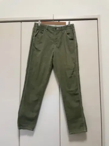 Dickies 워크 팬츠 카키색