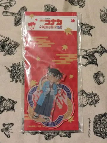 명탐정 코난 홍의 수학여행편 교토 타워 아크릴 스탠드 에도가와 코난