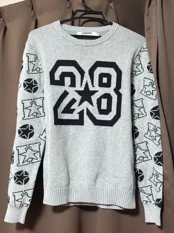 UABONI 그레이 니트 스웨터