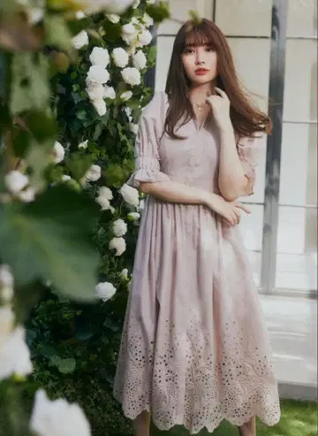 herlipto Back Lace Midi Shirt Dress M