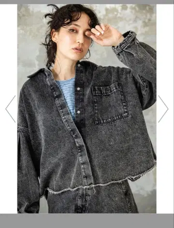 오즈모시스 케미컬 데님 자켓