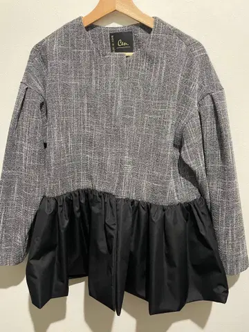 Cen. 노카라 자켓 그레이/블랙