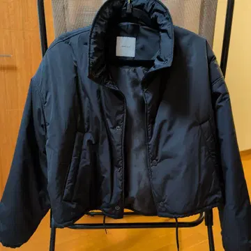 Spick & Span 블랙 패딩 숏 블루종