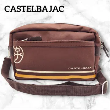 새상품급 레어 까스텔바작 숄더백 다크 브라운 나일론