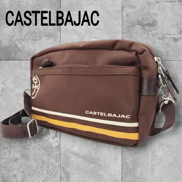 새상품급 레어 까스텔바작 숄더백 다크 브라운 나일론
