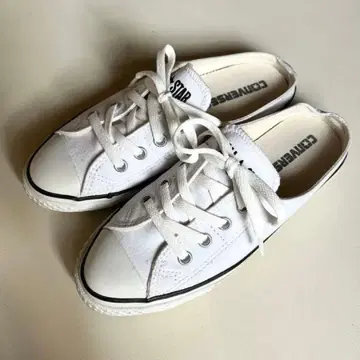 컨버스 올스타 여성용 뮬 스니커즈 화이트