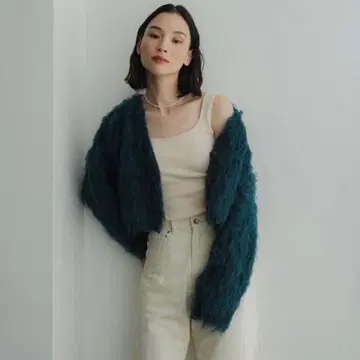 [ KnuthMarf ] Minimal Shaggy Cardigan