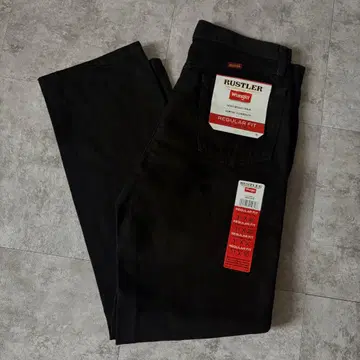 RUSTLER 블랙 데님 W31 L30