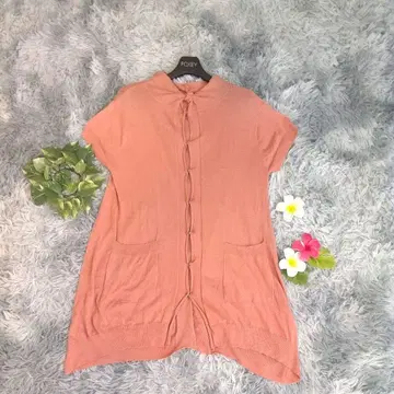 [ io com io ] 슬리브리스 셔츠 원피스 (38) 핑크 겉옷