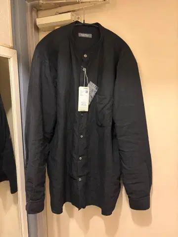 CONFECT 하이카운트 린넨 밴드 카라 셔츠 사이즈 5