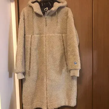 HELLY HANSEN 보아 플리스 자켓 코트 베이지 새상품급