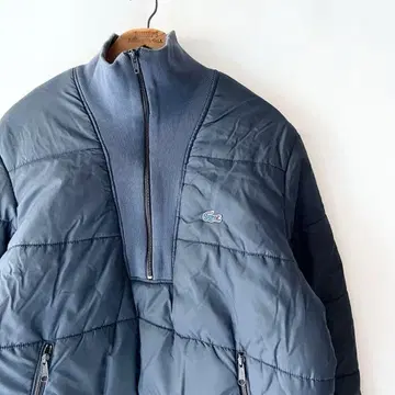80s LACOSTE IZOD 충전솜 하프 지퍼 풀오버 빈티지