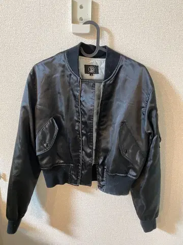 블랙 MA-1 자켓 사이즈 3