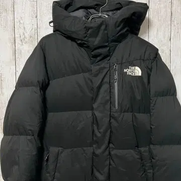 노스페이스 롱 다운 코트 블랙