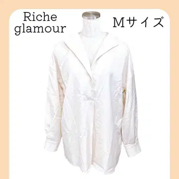 리셰 글래머 riche glamour 베이지 오버 사이즈 셔츠