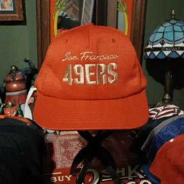 80s? 49ers 야구 모자 레드