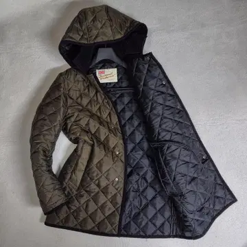 컨디션 최상 현행 2way 트래디셔널 웨더웨어 퀼팅 코트