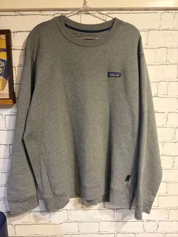 Patagonia 그레이 크루넥 트레이닝복 L