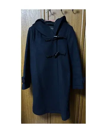 미즈이로 인드 더플 코트 네이비