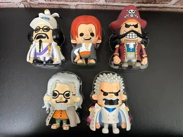 원피스 판손웍스 소프트 비닐 피규어 5체 레이리, 센고쿠, 가프 등