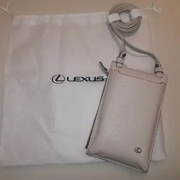 렉서스 스마트폰 숄더백 아이보리