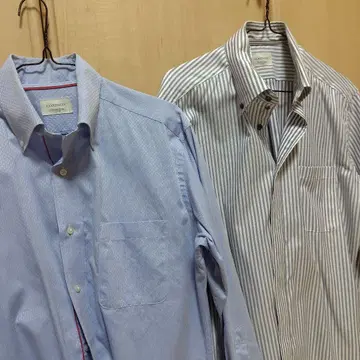 파랑과 스트라이프 긴팔 셔츠 세트 41-82