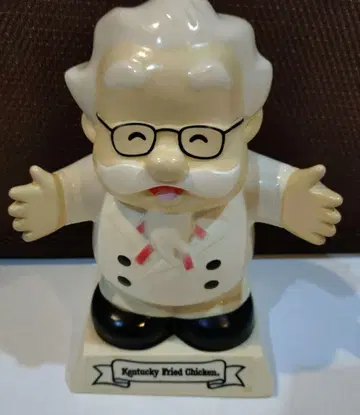 켄터키 프라이드 치킨 KFC 커널 샌더스 저금통 약 21cm